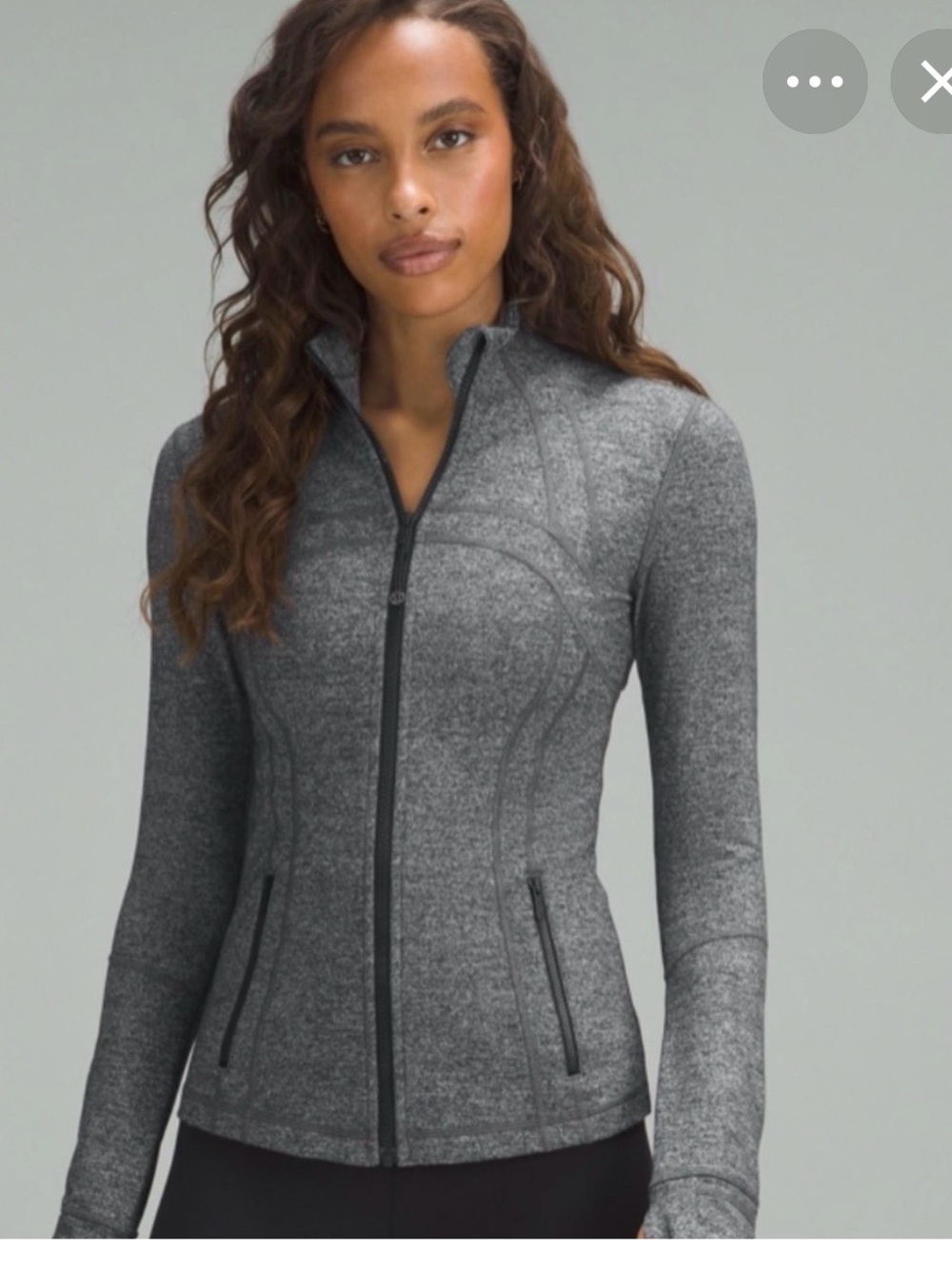 Lululemon Women’s Define Heathered Zip-Up Jacket - Gray